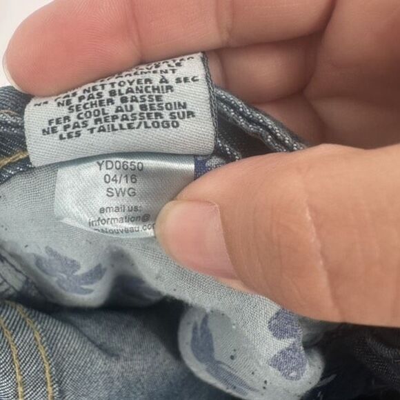 Lucky Brand NWT Kids Billy Straight Jeans Distressed Size 20 x32 Women’s Size 10 - Picture 4 of 13